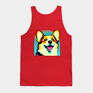 Welsh Corgi pop art Tank Top